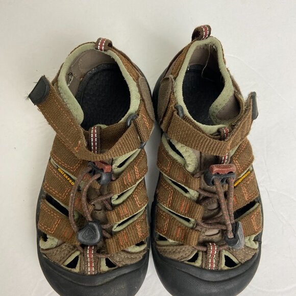 KEEN Adjustable Hiking Sandals Boys Brown Size 11 - Picture 5 of 9